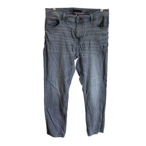 Tommy Hilfiger Gray Jeans Men’s 34 X 30 Straight 100% Cotton